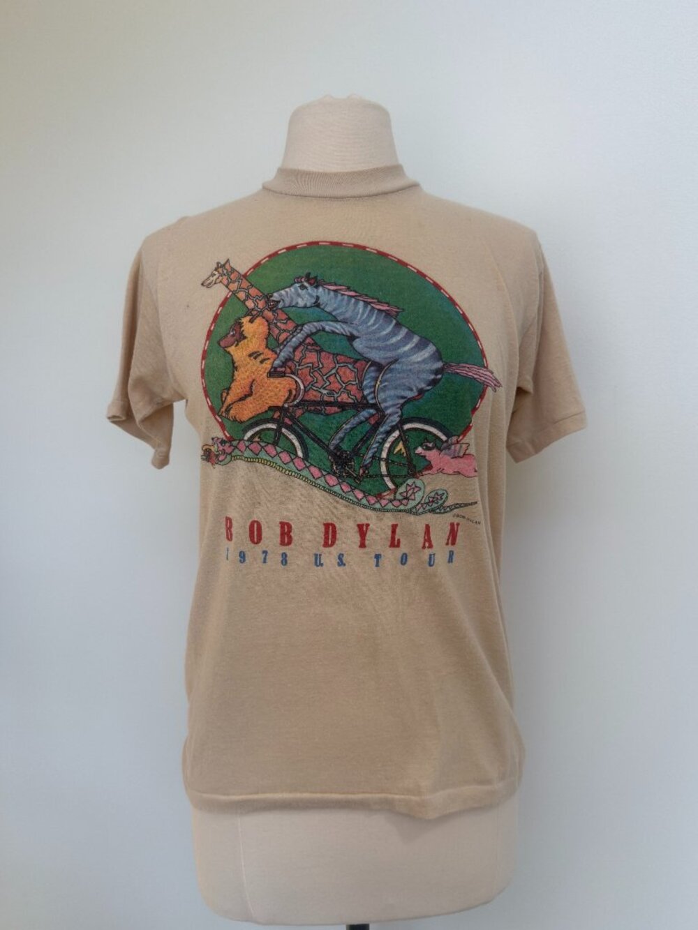 Vintage Bob Dylan 1978 US Tour T-Shirt